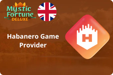 Habanero game studio logo Mystic Fortune Deluxe provider